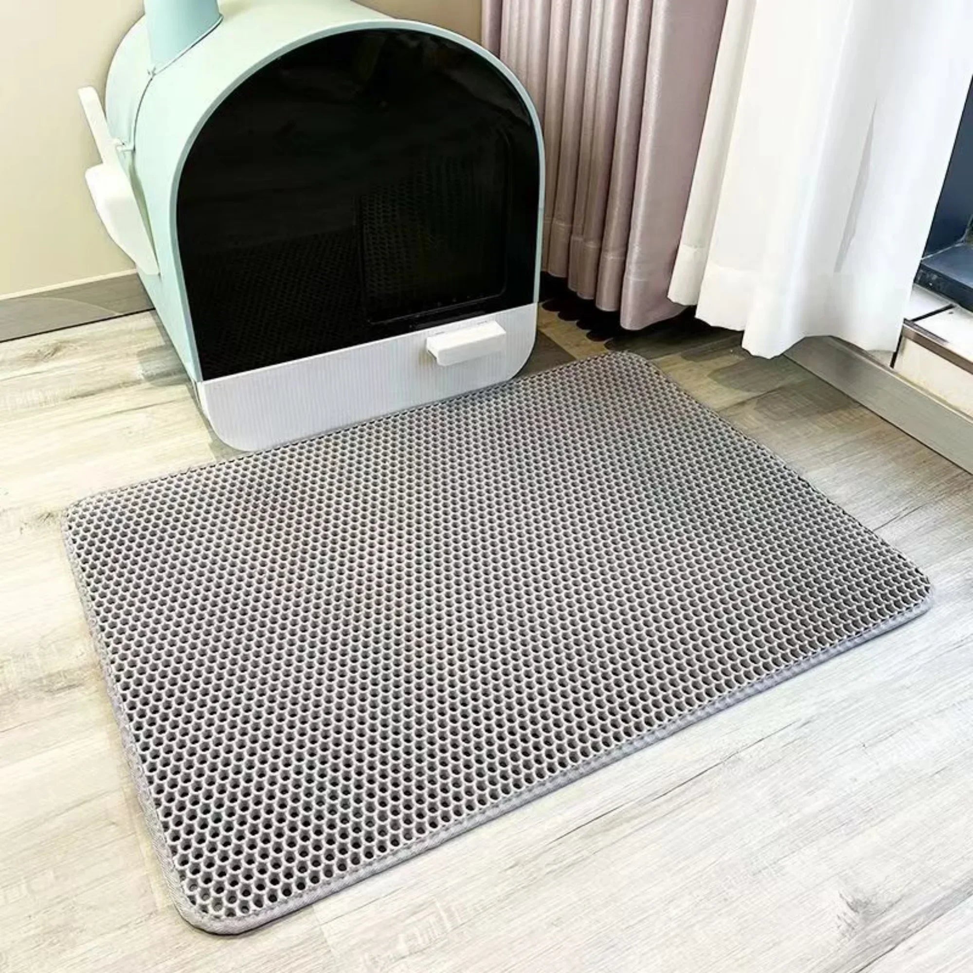 Alfombra para Arena de Gatos Extra Grande – Resistente y Impermeable